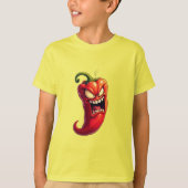 Lebensmittelmonster EVIL CHILI PEPPER T-Shirt (Vorderseite)