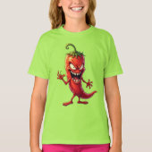Lebensmittelmonster EVIL CHILI PEPPER T-Shirt (Vorderseite)