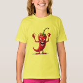 Lebensmittelmonster EVIL CHILI PEPPER T-Shirt (Vorderseite)