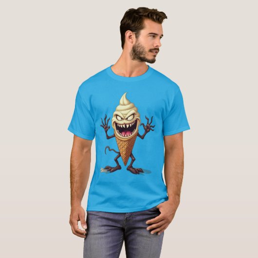 Lebensmittelmonster ICE CREAM CONE T-Shirt (Vorne ganz)
