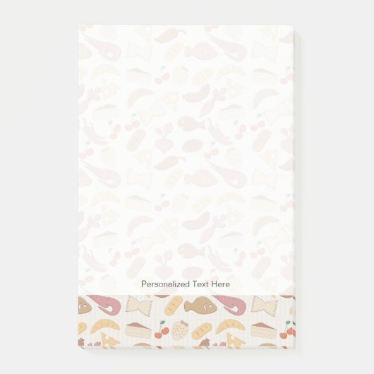 Lebensmittelmuster 2 post-it klebezettel (Vorderseite)