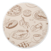 Lebensmittelmuster 3 keramikknauf (Vorderseite)