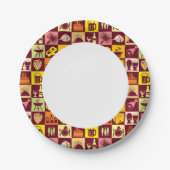 Lebensmittelmuster 3 pappteller (Vorderseite)