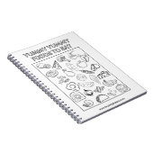 Lebensmittelneutrales Notebook Notizblock (Rechte Seite)