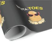 Lebensmittelpun-Kartoffelpflanzensatz Geschenkpapier (Rolleneckpunkt)