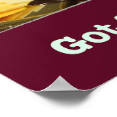 Lebensmittelsicherheit - Handwaschplakat Poster (Ecke)