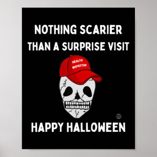 LebensmittelsicherheitsHalloween-Gesundheitsinspek Poster