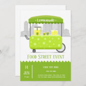 LebensmittelstraßenLimonade Einladung (Vorne/Hinten)