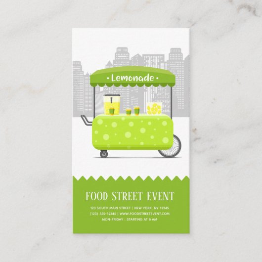 LebensmittelstraßenLimonade Visitenkarte (Vorderseite)