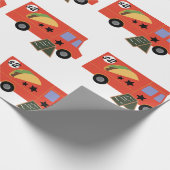 Lebensmitteltransporter Geschenkpapier (Ecke)