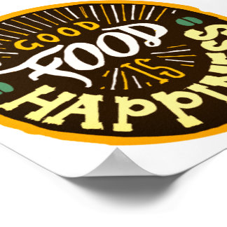 LEBENSMITTELTYPOGRAPHIE POSTER