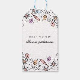 Lebensmittelverpackungen Florals & Blätter Geschen Geschenkanhänger