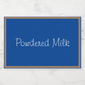 Lebensmittelverpackungsetikett Lebensmitteletikett (Einzelnes Label)