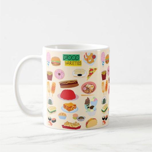 Lebensmittelvielfalt Kaffeetasse (Links)