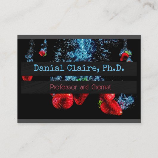 Lebensmittelwissenschaft und -komposition Untersch Visitenkarte (Vorderseite)