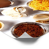 Lebensmittelzutaten-Illustrationsplakat Poster (Ecke)