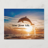 Lebensmotivation Postkarte (Vorderseite)