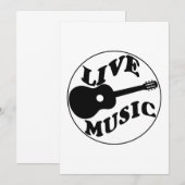 LEBENSMUSIK EINLADUNG (Vorne/Hinten)