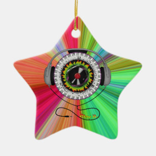 Lebensmusik-Ornament Keramikornament