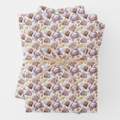 Lebensmuster der Meeresfauna Geschenkpapier Set (Beispiel)