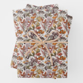 Lebensmuster der Meeresfauna Geschenkpapier Set (Beispiel)
