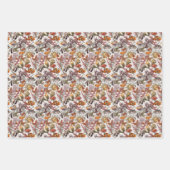 Lebensmuster der Meeresfauna Geschenkpapier Set (Vorderseite)