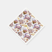 Lebensmuster der Meeresfauna Serviette (Ecke)