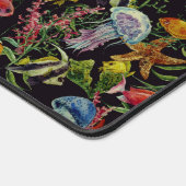 Lebensmuster der Wasserfarben 1 Schreibtischunterlage (Ecke)