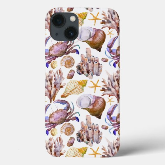 Lebensmuster der Wasserfarben 4 Case-Mate iPhone Hülle (Rückseite)