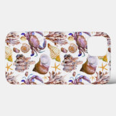 Lebensmuster der Wasserfarben 4 Case-Mate iPhone Hülle (Rückseite (Horizontal))