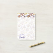 Lebensmuster des Wassers| Name hinzufügen Post-it Klebezettel (Auf Schreibtisch)