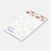 Lebensmuster des Wassers| Name hinzufügen Post-it Klebezettel (angewinkelt)