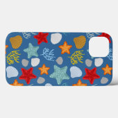 Lebensmuster unter Wasser Case-Mate iPhone Hülle (Rückseite (Horizontal))