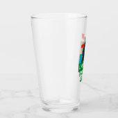 Lebensnachweis der Evolutionsbiologie Funny Chimp Glas (Rechts)