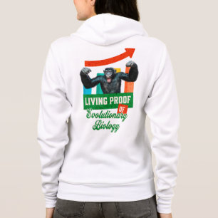 Lebensnachweis der Evolutionsbiologie Funny Chimp Hoodie