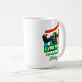 Lebensnachweis der Evolutionsbiologie Funny Chimp Kaffeetasse (VorderseiteRechts)