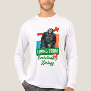 Lebensnachweis der Evolutionsbiologie Funny Chimp Tri-Blend Shirt