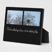 Lebenspartner Fotoplatte (Seite)