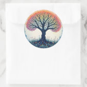 LEBENSPEICHER RUNDER AUFKLEBER (Tasche)