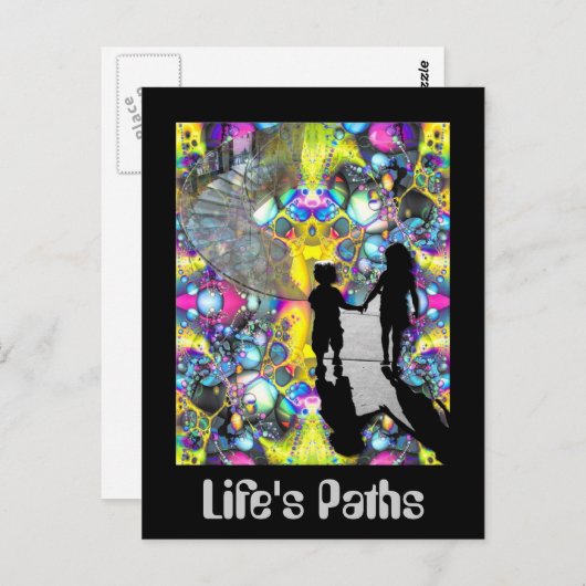 Lebenspfade Postkarte (Vorne/Hinten)