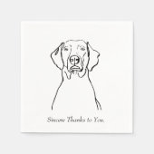 Lebenspflege mit einem Weimen Serviette (Vorderseite)