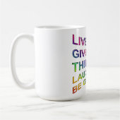 Lebensregeln Kaffeetasse (Links)