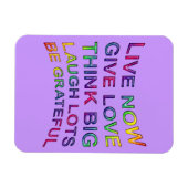 Lebensregeln Magnet (Horizontal)