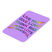 Lebensregeln Magnet (Linke Seite)