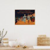 Lebensreise, lass sie uns gemeinsam gehen viktoria poster (Küche)