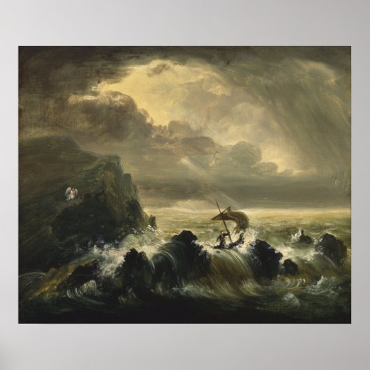 Lebensreise: Manhood - Thomas Cole Print Poster (Vorne)