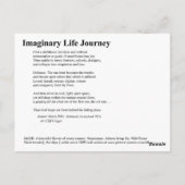 LEBENSREISE POSTKARTE (Rückseite)