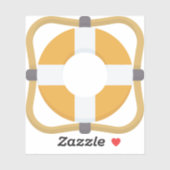 Lebensretter Aufkleber (Blatt)