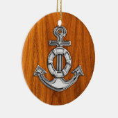 Lebensretter-Chrom mag Anker auf Keramikornament (Rechts)