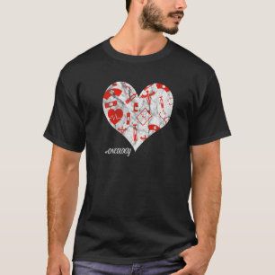 Lebensretter für Krankenpfleger Pflege Herz-Kreisl T-Shirt